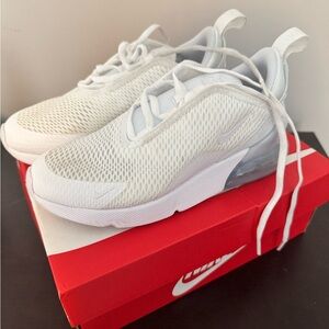 Nike Kids White Mesh Sneakers